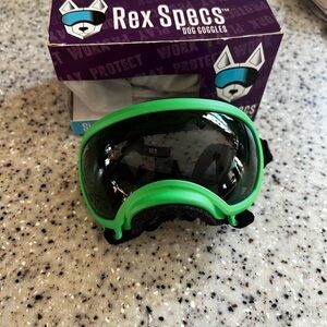 Rex Specs Dog Goggles in Green